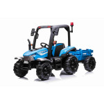 Elektrický traktor Blast s vlečkou - modrá